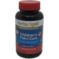 Herbs Of Gold Children's Fish-I Care Chewable 60 Capsules