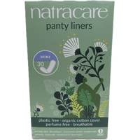 Natracare Panty Liners Mini with Organic Cotton Cover 30 Liners