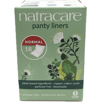 Natracare Panty Liners Normal with Organic Cotton Cover 18 Liners