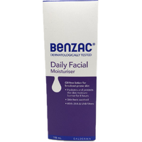 Benzac Daily Facial Moisturiser 118mL