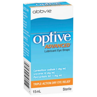 Optive Advanced Lubricant Eye Drops 15mL