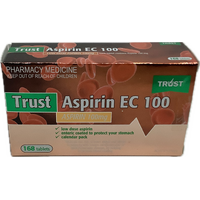 Trust Aspirin EC 100mg 168 Tablets (S2)