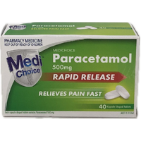 Medichoice Paracetamol Rapid 40 Pack (S2)