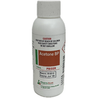 Acetone BP Bottle 100ml 