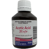 Acetic Acid Solution 3% 100ml