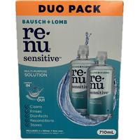 Bausch & Lomb Renu Sensitive Duo Pack 355ml [2 Units]