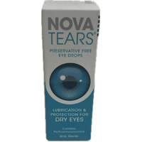 NovaTears Lubricating Eye Drops 3mL | For Dry and Irritated Eyes