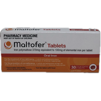 Maltofer 30 Tablets 100mg Iron Polymaltose (S2)