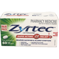 Zyrtec 10mg 60 Tablets (S2)