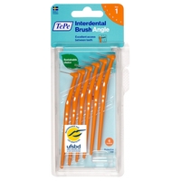TePe Angle Interdental Brush Size 1 Orange 6 pack