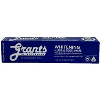 Grants Of Australia Natural Toothpaste Whitening with Baking Soda & Peppermint 110g