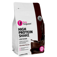 Tony Ferguson Shake High Protein 840g Chocolate [Bulk Buy 4 Units]