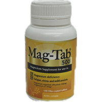 Mag-Tab FC 500mg Bottle 100 Tablets