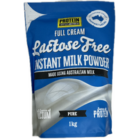 Protein Supplies Australia Lactose Free Full Cream Whole Milk Powder 1kg