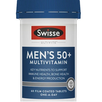 Swisse Men's Ultivite 50+ Multivitamin 60 Tablets