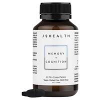 JSHEALTH Memory + Cognition Formula 60 Tablets