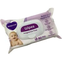 Babylove Everyday Wipes 80 Pack 