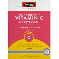 Swisse High Strength Vitamin C Effervescent 60 Tablets