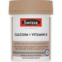 Swisse Ultiboost Calcium + Vitamin D 90 Tablets