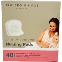 New Beginnings Disposable Breast Pad 40 Pads