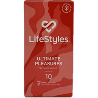 Lifestyles Condom Ultimate Pleasures 10 Pack