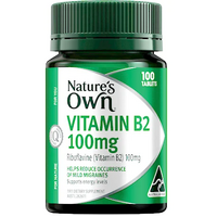 Nature's Own Vitamin B2 100mg 100 Tablets