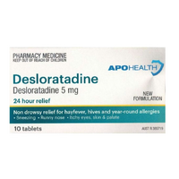 Apohealth Desloratadine 5mg 10 Tablets (S2)