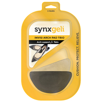 Synxgeli Invisi Arch Pad Trio (Beige Clear & Black)