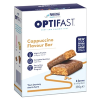 Optifast VLCD Bar Cappuccino 65g 6Pk