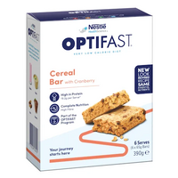 Optifast VLCD Bar Cereal 65g 6Pk