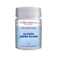 BioActiv Healthcare Compounding Range 22 Pure Amino Blend 100g