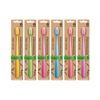 The Natural Family Co. Bio Toothbrush Neon (Single) Colour selected at random