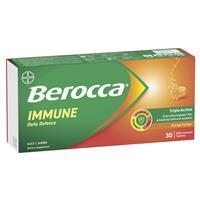 Berocca Immune Daily Defence Orange 30 Disolvable Tablets 