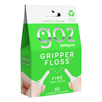 GO2 Gripper Fine Flosstrips 60Pkx6