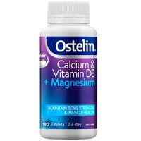 Ostelin Calcium & Vitamin D3 + Magnesium 180 Tablets