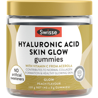 Swisse Beauty Hyaluronic Acid Skin Glow Gummies 40 Pack