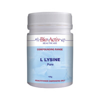 BioActiv Healthcare Compounding Range L Lysine (Pure) 100g