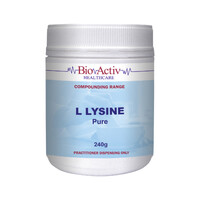 BioActiv Healthcare Compounding Range L Lysine (Pure) 240g
