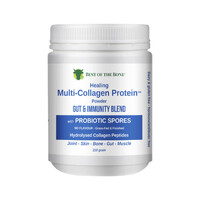 Best of the Bone Healing Multi-Collagen Protein Powder Gut & Immunity Blend with Probiotic Spores Unflavoured 210g