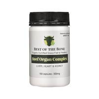 Best of the Bone Organic Beef Organ Complex Liver, Heart & Kidney 160 capsules 
