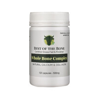 Best of the Bone Whole Bone Complex Natural Calcium & Collagen 120 capsules 
