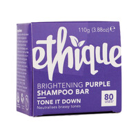 Ethique Bar Shampoo Brightening Purple Tone It Down (Neutralises Brassy Tones) 110g