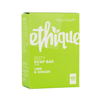 Ethique Bar Soap Zesty Lime & Ginger 120g