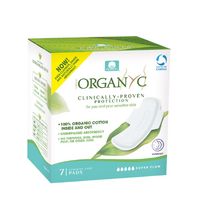 Organyc Organic Pads with Wings Super Flow (Overnight) x 7 Pack