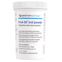 Spectrumceuticals Pro4-50 (Fridge Free Multi-Strain Probiotic) Oral Powder 50g