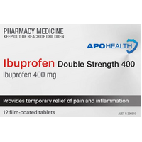 Apohealth Ibuprofen 400mg 12 Tablets