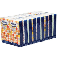 Kleenex Pocket Pack Ultra Soft 10Pack 18x8