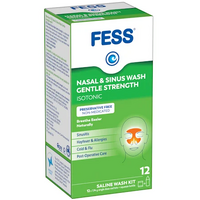 Fess Nasal & Sinus Wash Kit Gentle Strength 12