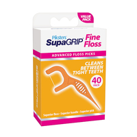 Piksters SupaGRIP Floss Picks Fine 40Pack