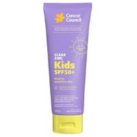 Cancer Council Clear Zinc Kids SPF50+ 110g